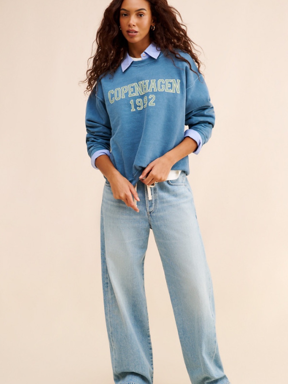Anthropologie Copenhagen 1992 Crewneck Sweatshirt 2X